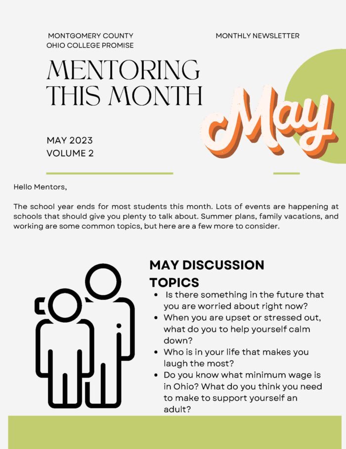 Mentoring This Month - May 2023
