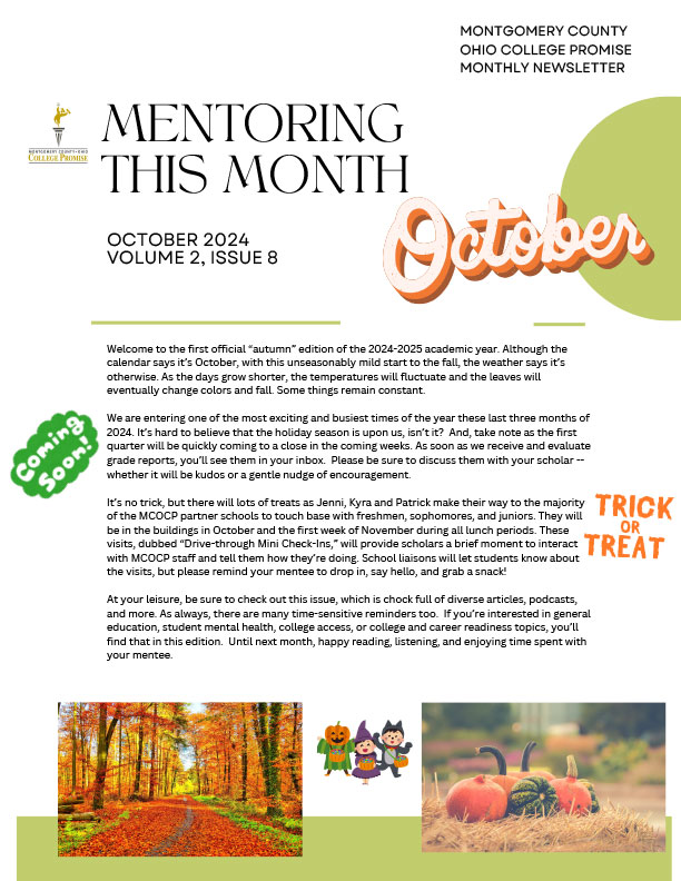 Mentoring this Month - October