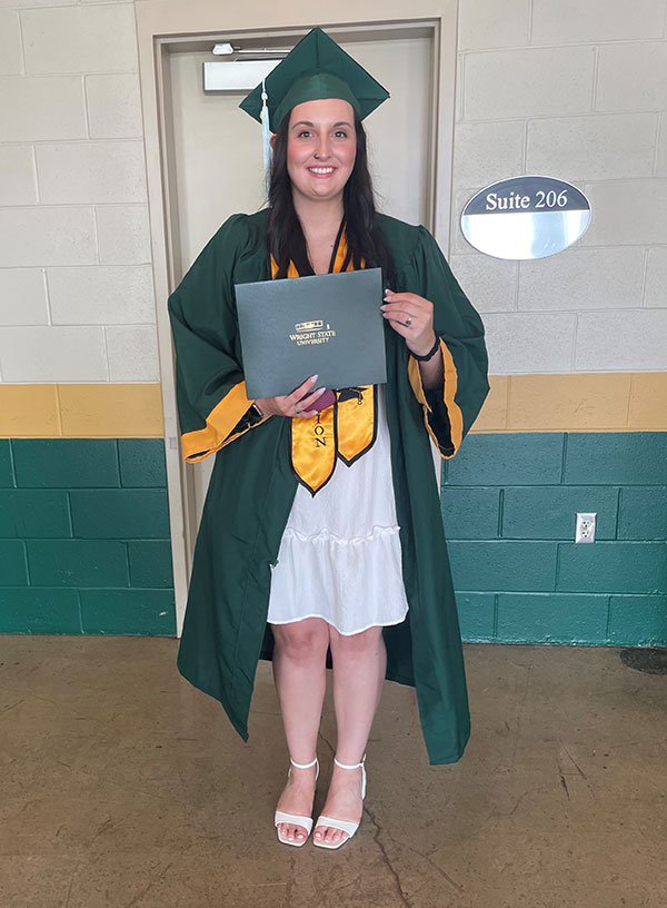 Hailey Kemp at Graduation