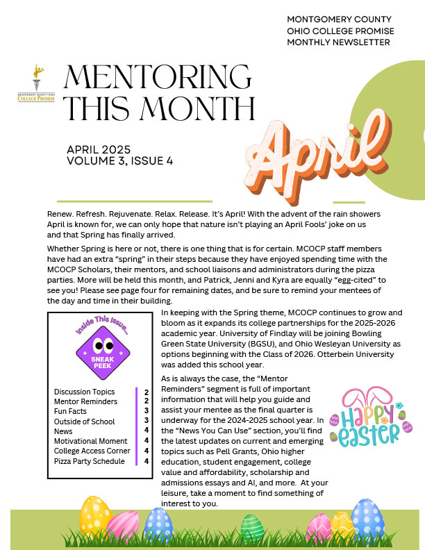 Mentoring this Month - April 