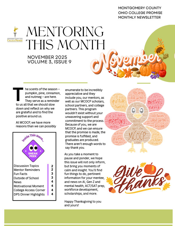 Mentoring This Month Newsletter - November 2025