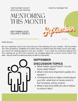 Mentoring This Month - September 2023