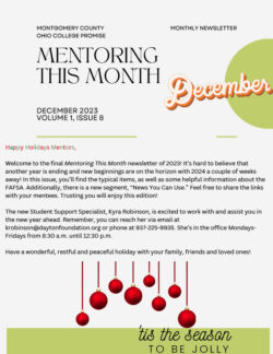 Mentoring this Month: December