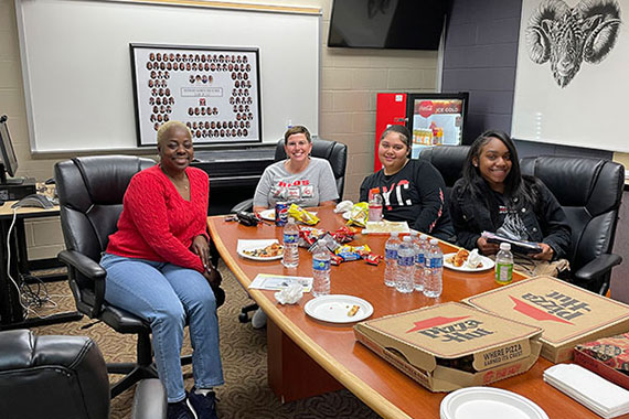 Trotwood-Madison pizza party