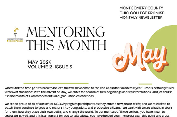 Mentoring This Month - May - newsletter thumbnail image