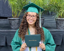 Mackenzie Carter at graduation