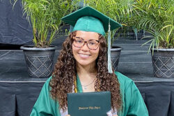 Mackenzie Carter at graduation