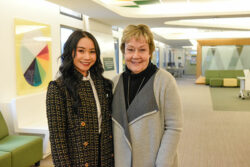 Ariana with mentor