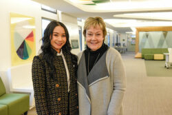 Ariana with mentor