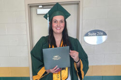 Hailey Kemp at Graduation