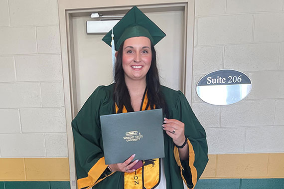Hailey Kemp at Graduation
