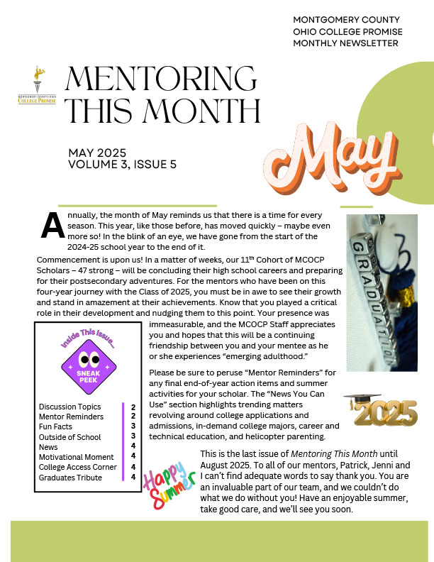 Mentoring This Month - May