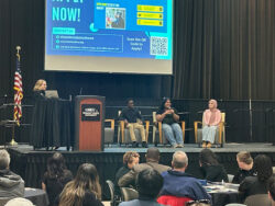 Student panel at College Night